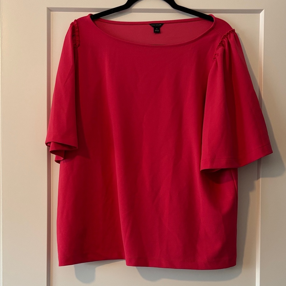 Ann Taylor Vibrant pink Blouse